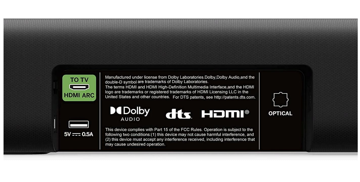 VIZIO V-Series 2.0 Compact Home Theater Sound Bar DTS:X Bluetooth - V20x-J8