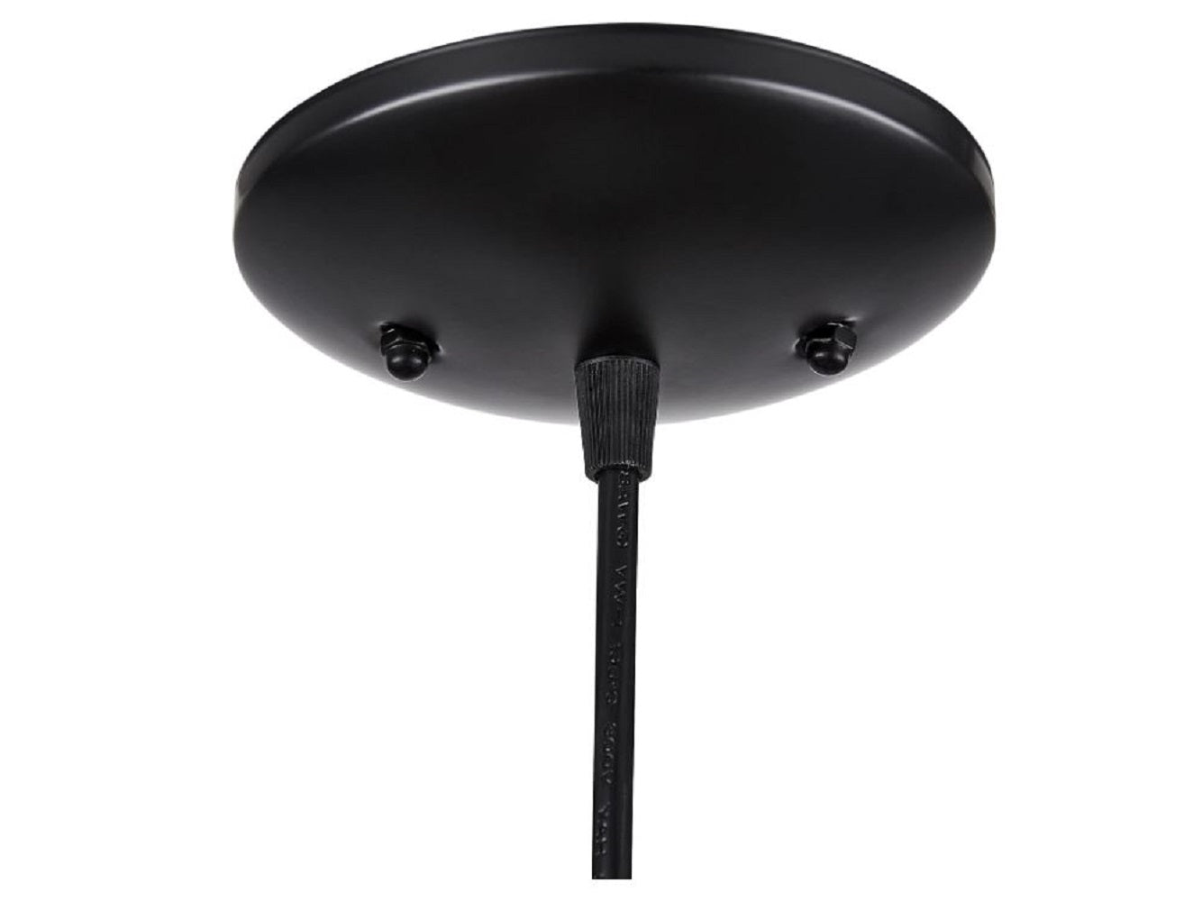 Luminance Globe Pendant Lighting Black Adjustable Length 10" Diam. F3403-31