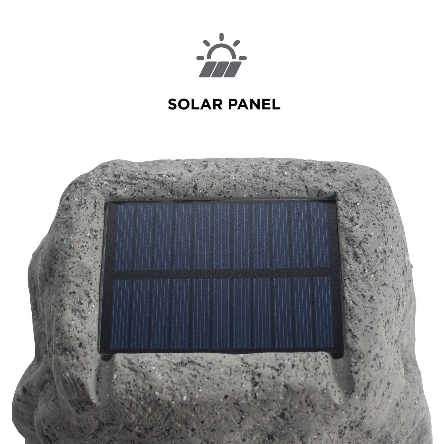 ION Audio Sol Stone Link Solar Rechargeable Outdoor Speaker with Multi-Sync ISP176