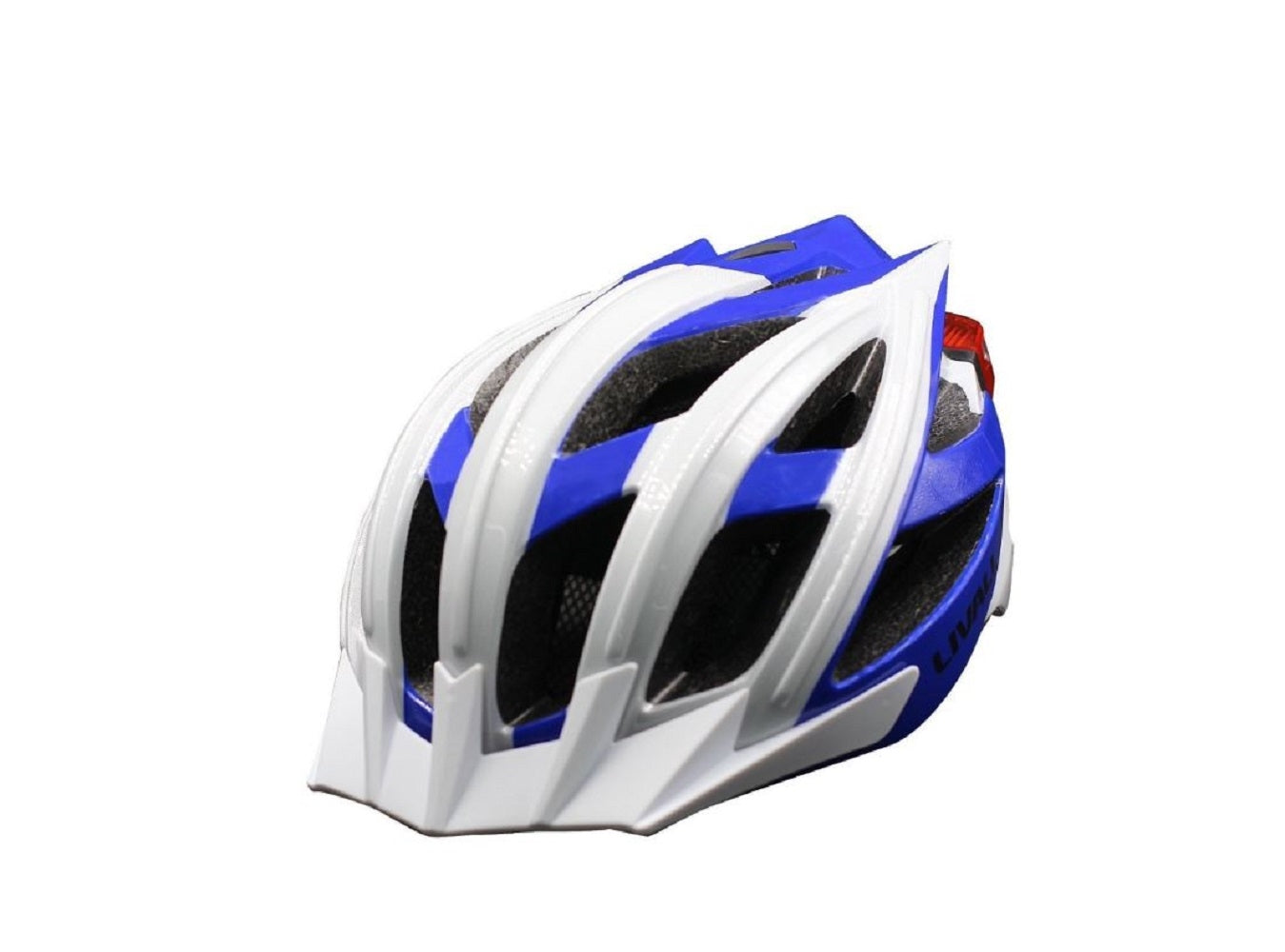 Livall BH100 Bling Biking Cycling Smart Helmet w Volume Control LED Turn Signals, Blue, Large BH100-15007