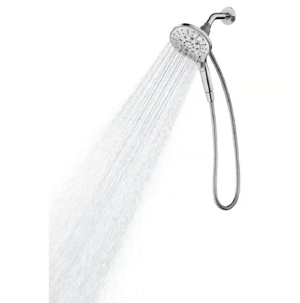 Engage Chrome Six-Function 5 1/2" Diameter Eco-Performance Spray Head Handheld Shower 26112EP