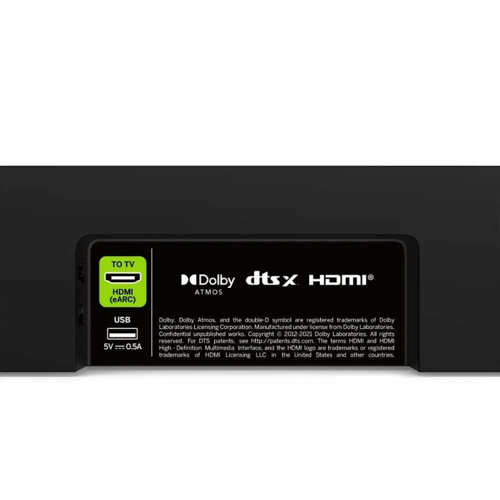 VIZIO 5.1 Soundbar w/ Subwoofer & Surround Sound w/ Dolby Atmos, DTS:X - Black SV510M