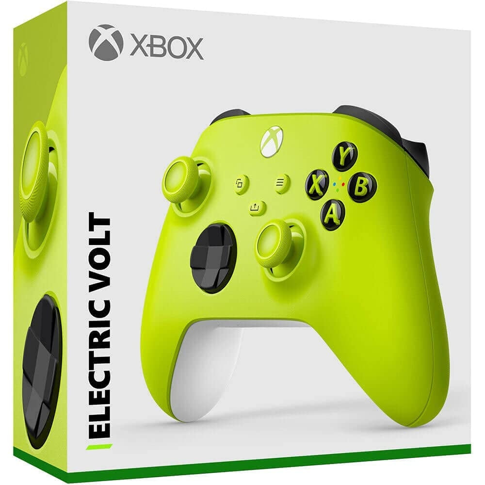 Microsoft Xbox Wireless Controller for Xbox Series X, Xbox Series S, Xbox One, Windows Devices - Electric Volt QAU-00021