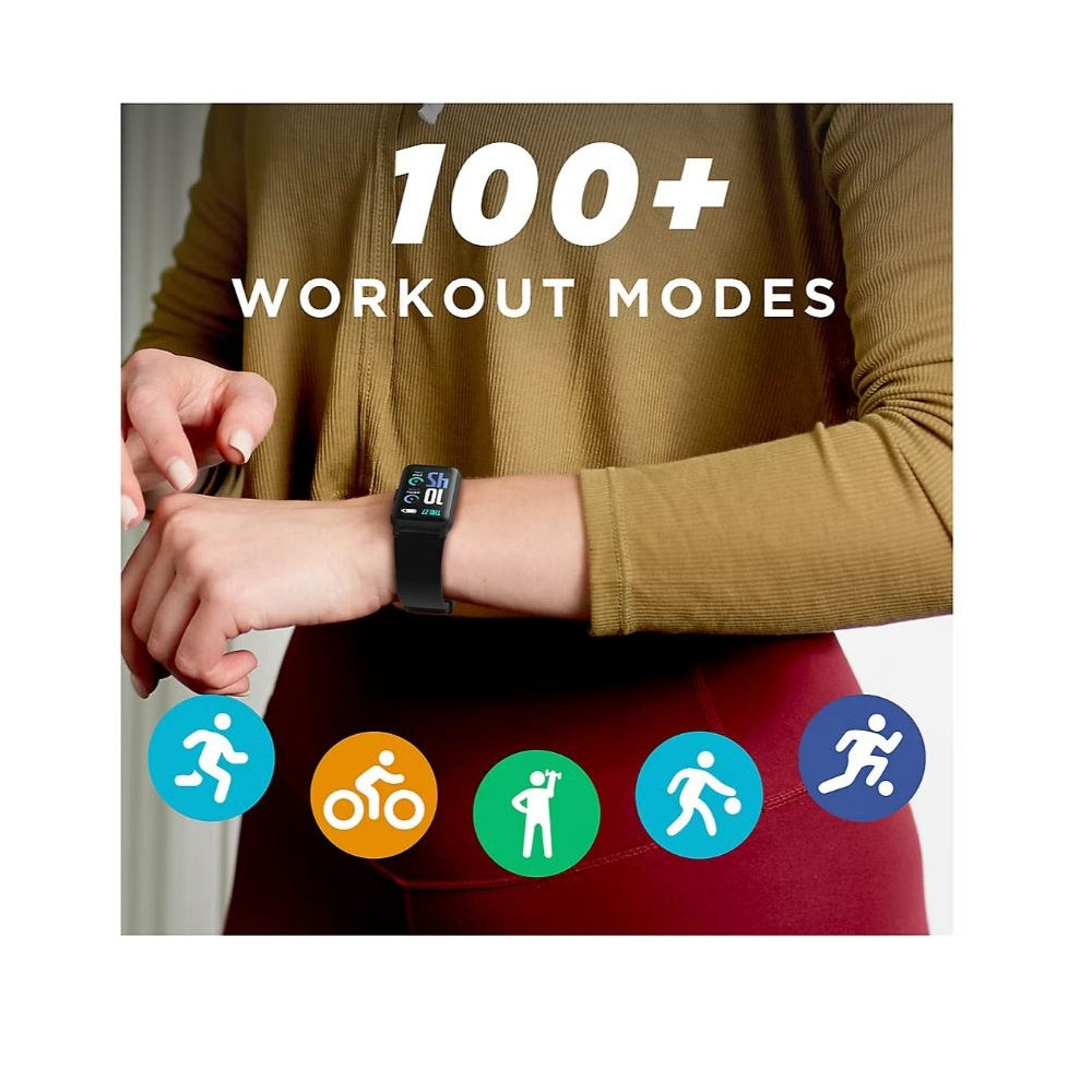 iTouch Active 4 Unisex Blush Smartwatch Fitness Tracker TC4S01-G12