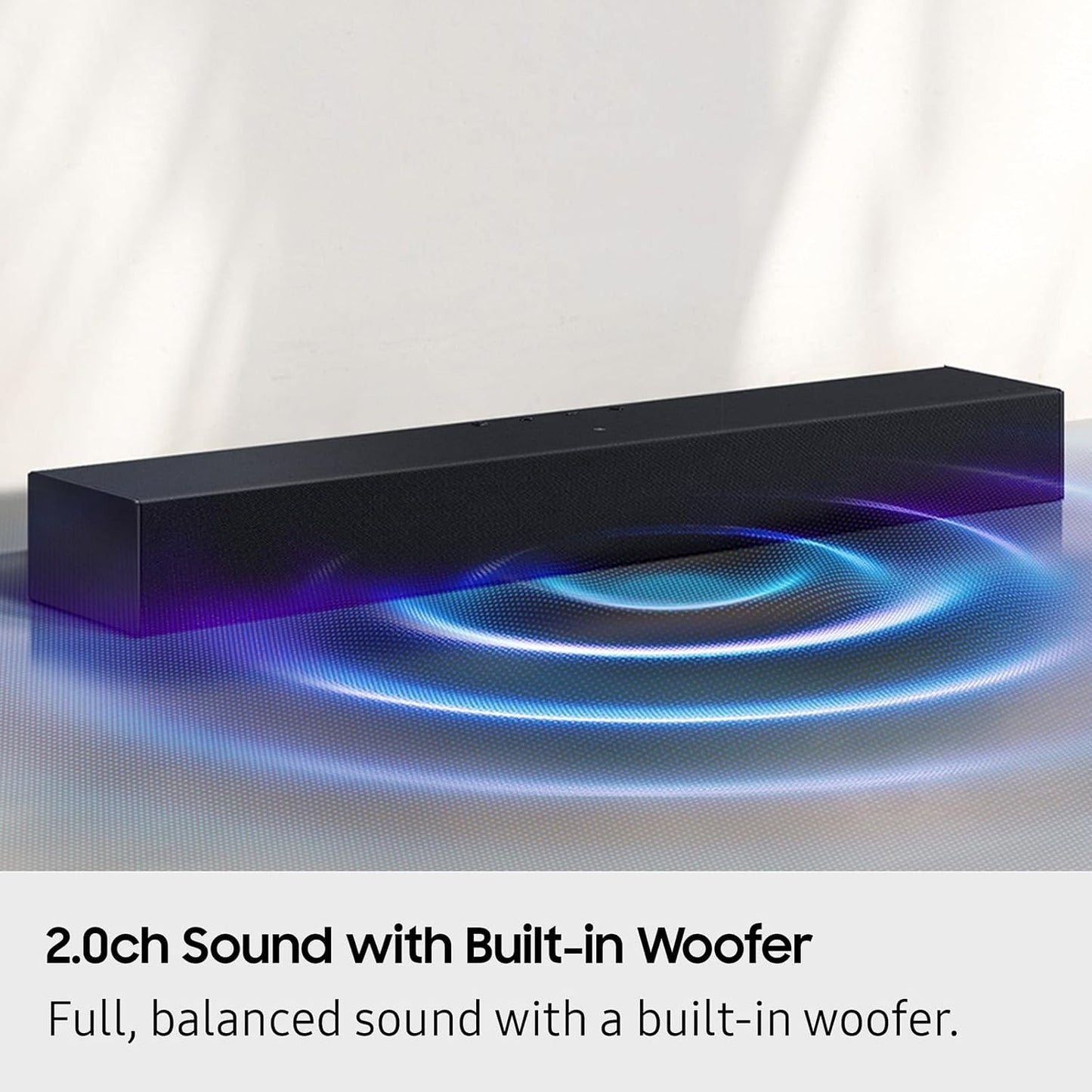 Samsung B-series HW-B400F 2.0 Channel Soundbar with Built in Subwoofer Black