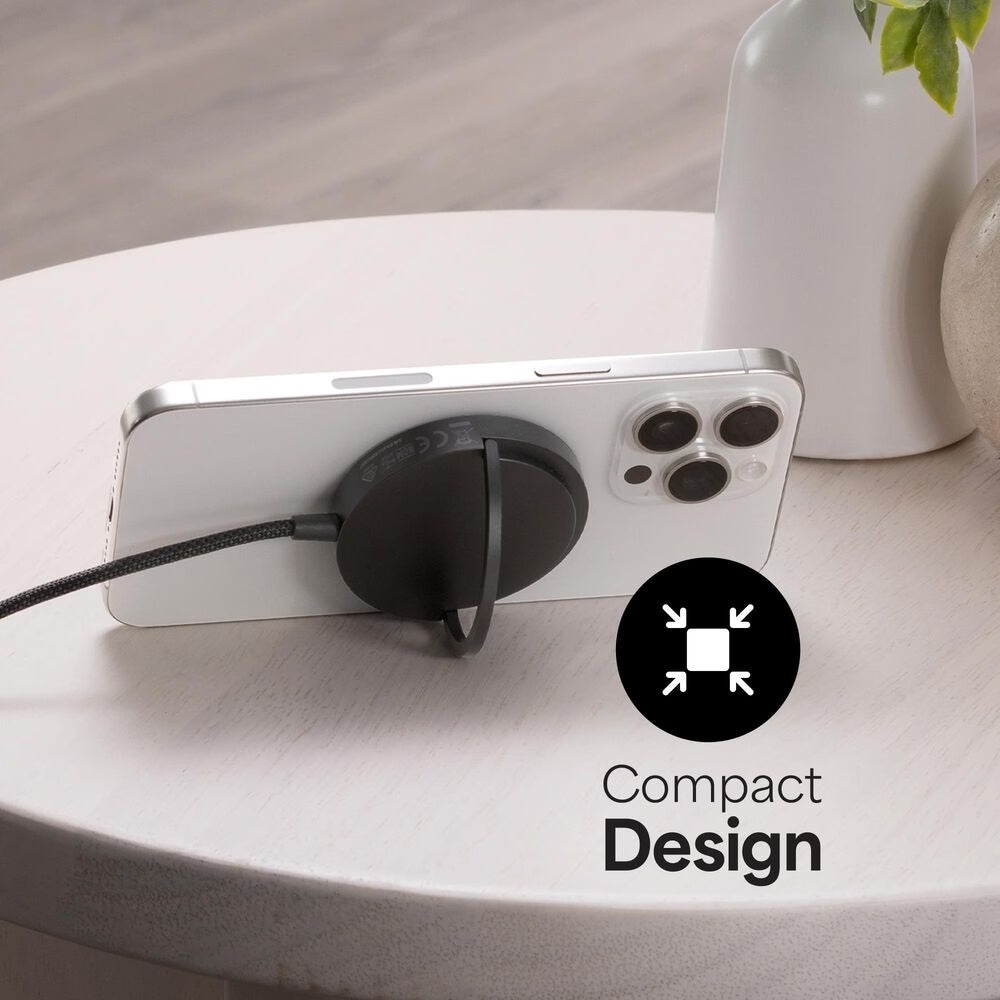 Mophie Qi2 Magnetic Wireless Charger with Kickstand, 15W Fast Charge