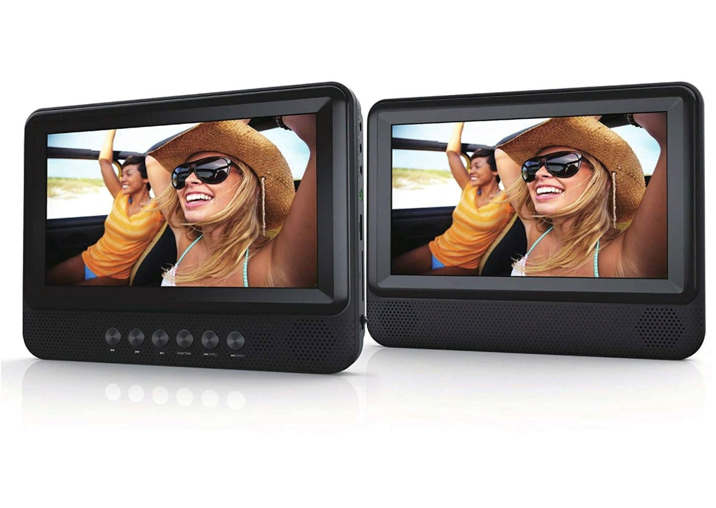 Sylvania SDVD7751 7" Dual Screen LCD Portable DVD Player Certified Refurbished