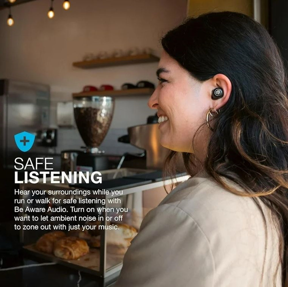 JLab JBuds ANC 3 True Wireless Noise-Canceling Earbuds Black EBJBANCRBLK82