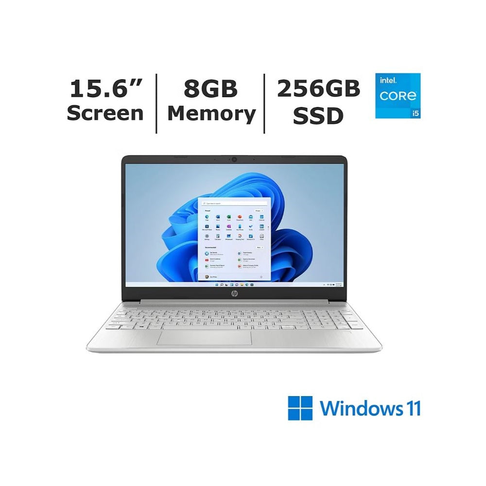 HP 15 Laptop 15.6" FHD Display, Intel Core i5-1135G7 8GB/ 256GB Windows 11 Home 6M0Z7UA