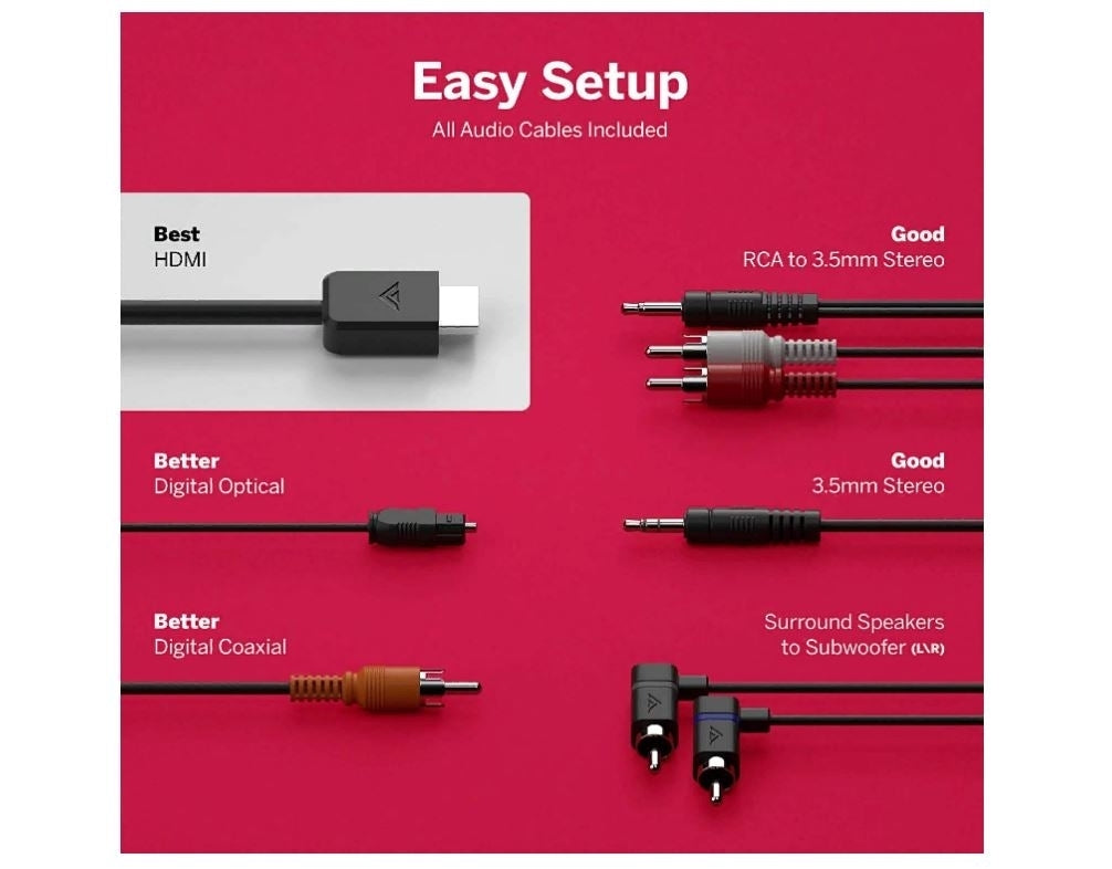 Vizio 2.1 M-Series All-in-One Home Theater Sound Bar - M21D-H8