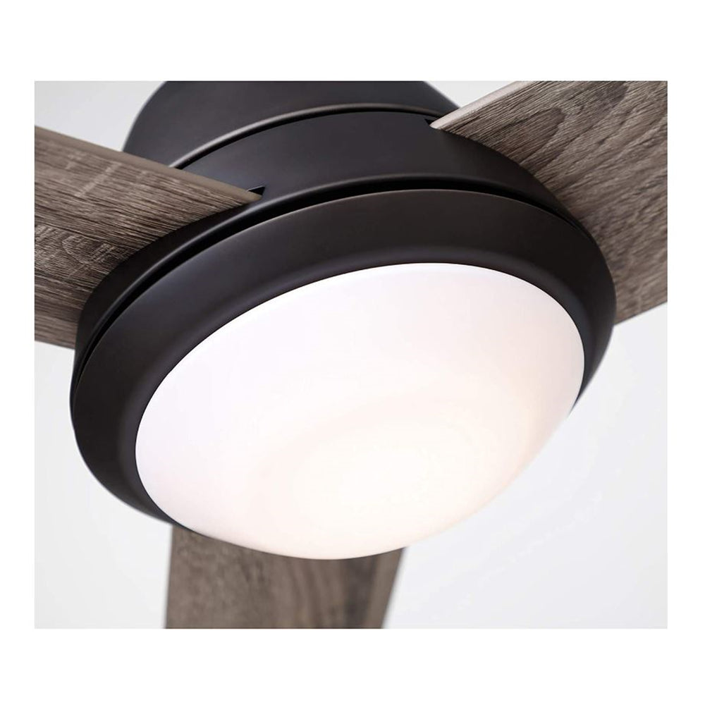 Emerson Geode 52" Oil-Rubbed Bronze Ceiling Fan w/ LED Light Aged Oak Blades CF370ORB