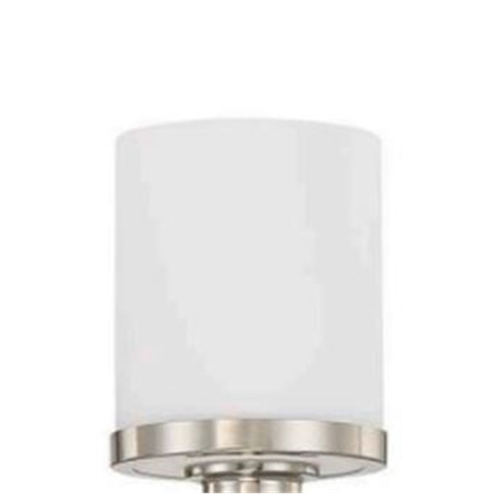 Replacement Glass for Payton Vanity Chandelier w/ Bright Satin Nickel Holder G21011-80
