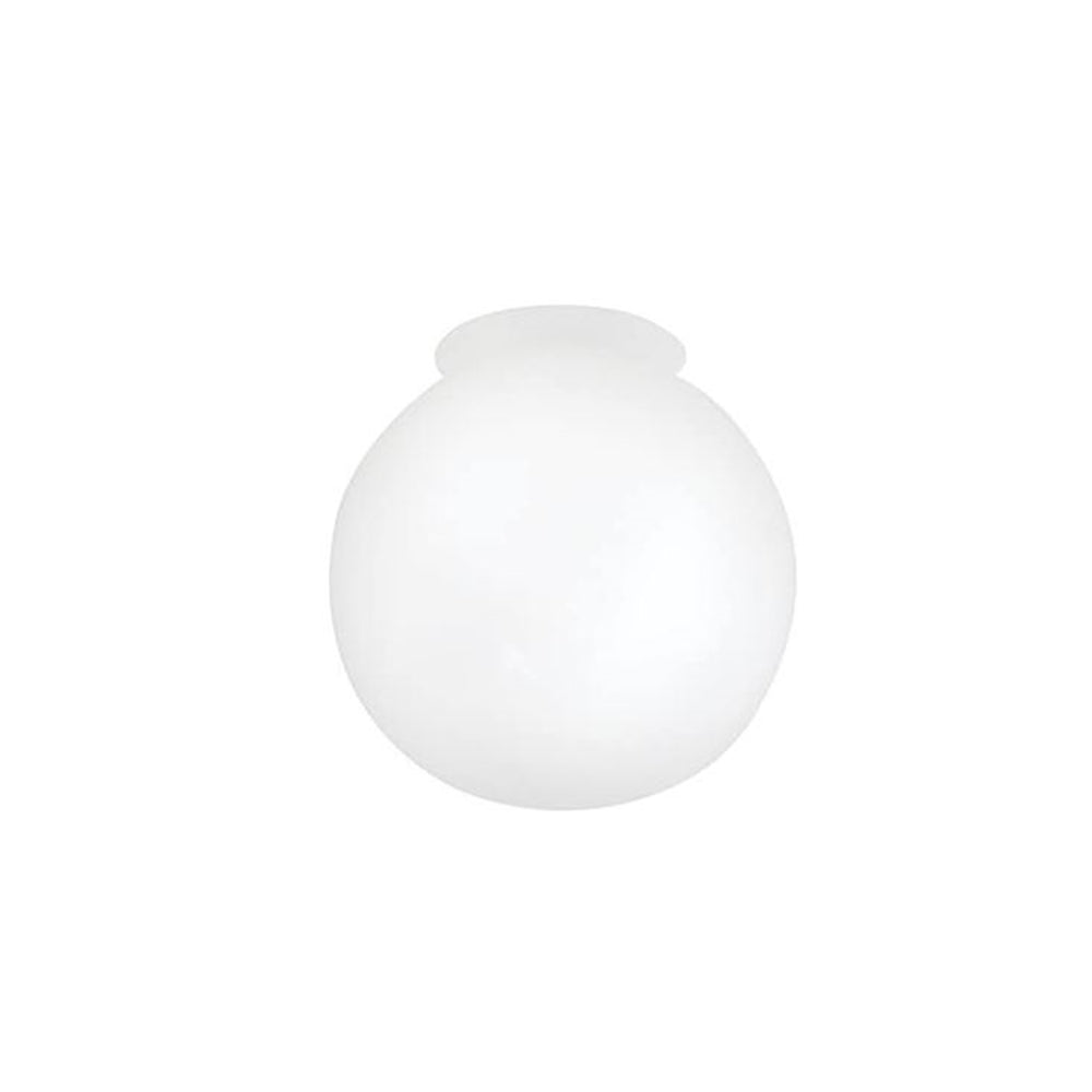 Luminance 6" Globe Glass Lip Light Shade White G1360