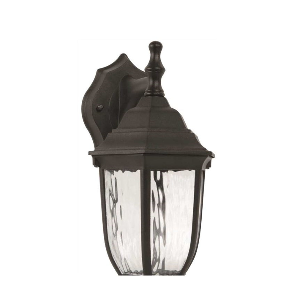 Luminance 10-7/8" H 6W Black Integrated LED Outdoor Wall Mount Lantern Sconce F9921-31-1-4K