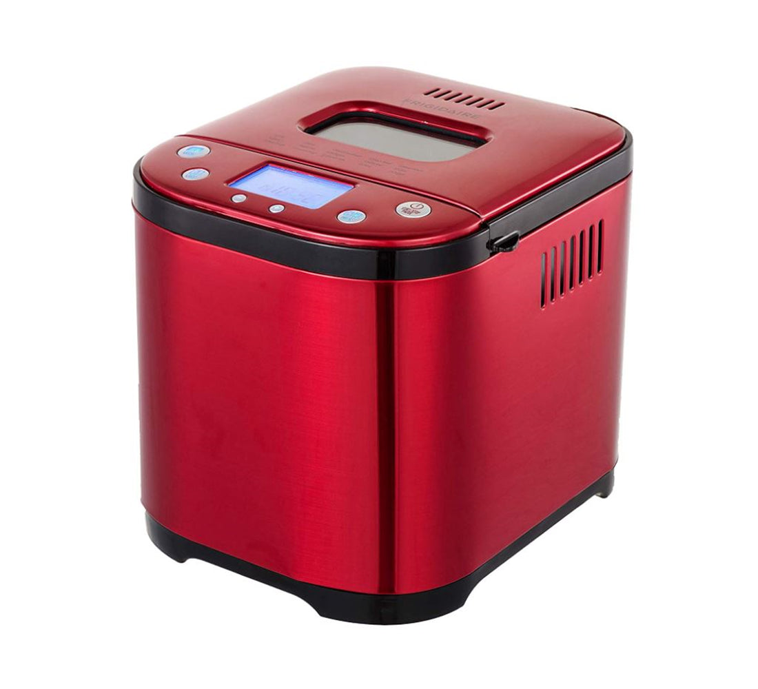Frigidaire 15 Program Automatic Bread Maker, Stainless Red EBRM100-SSRED