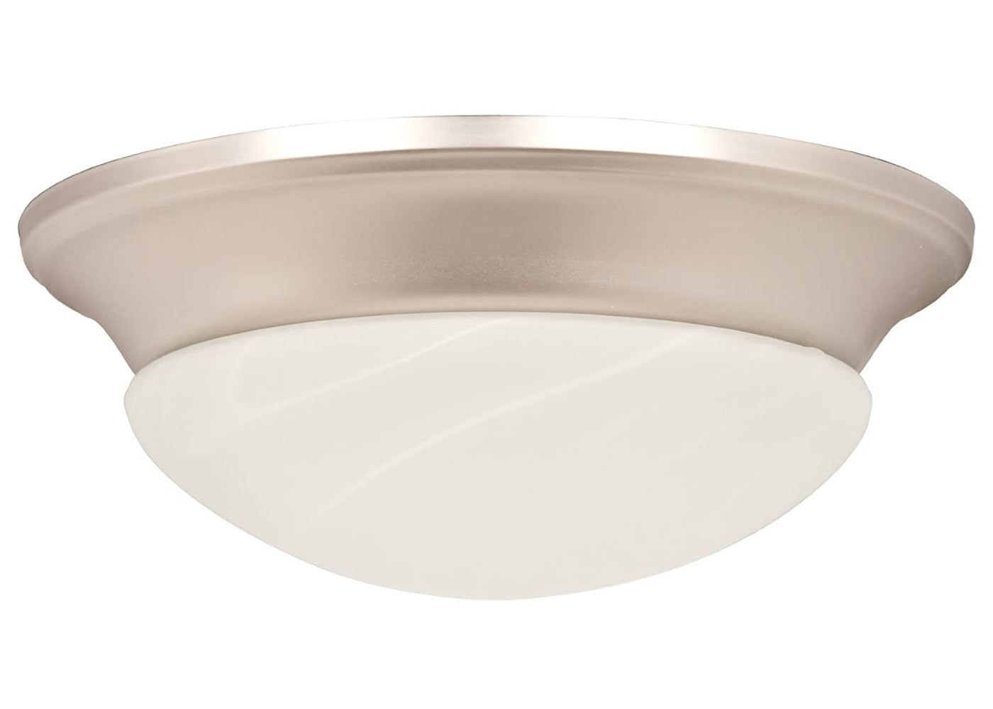Concord Fans 2-Light 13W Frosted Twist-On Glass Fan Light Kit Y-262A-S-SN