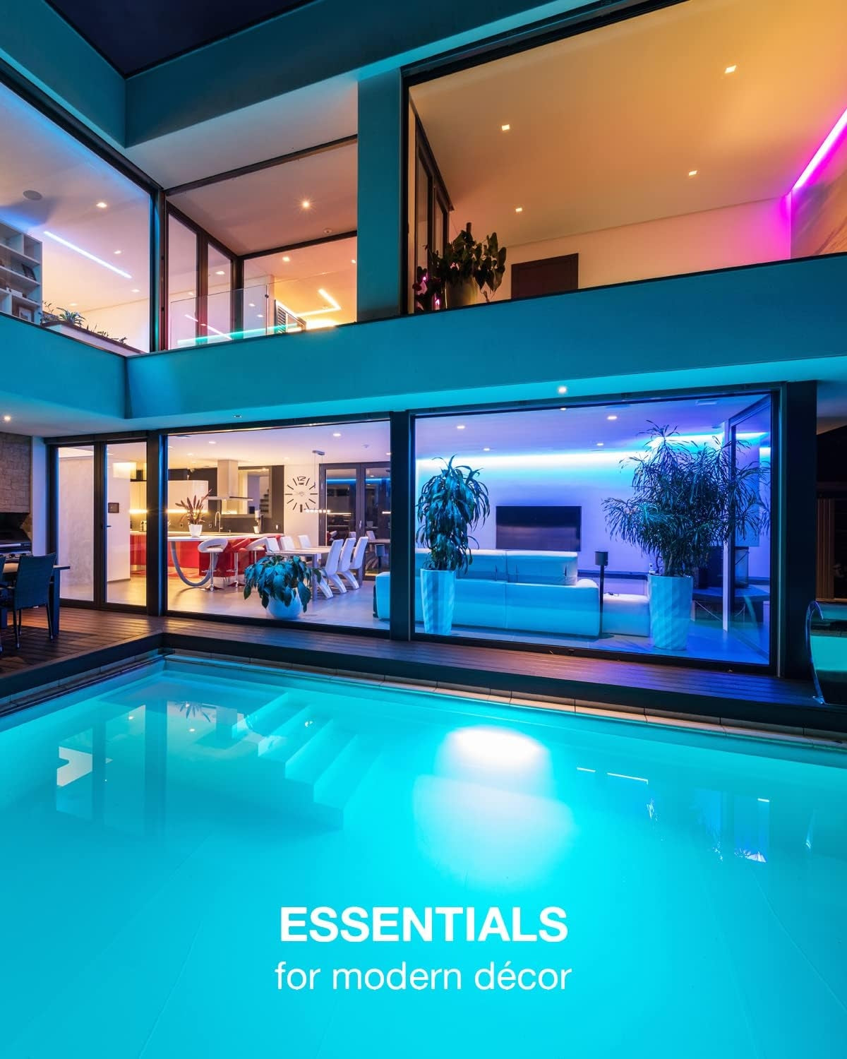 Brevo Bluetooth Mesh Smart LED Light Bulbs, 7.5W 730 Lumens 60W Equivalent, 2700k to 6500k Tunable White, A19 E26, 2 Pack - JDWBULB5W