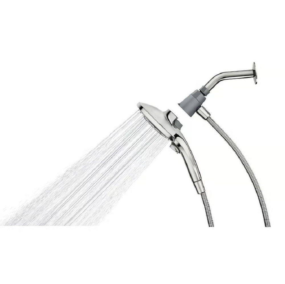 Engage Chrome Six-Function 5 1/2" Diameter Eco-Performance Spray Head Handheld Shower 26112EP