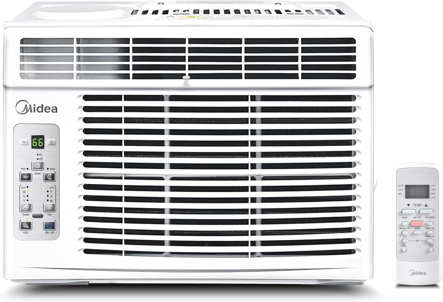 Midea 5,000 BTU Window Air Conditioner, Cools up to 150 Sq. Ft., Remote MAW05R1BWT-A