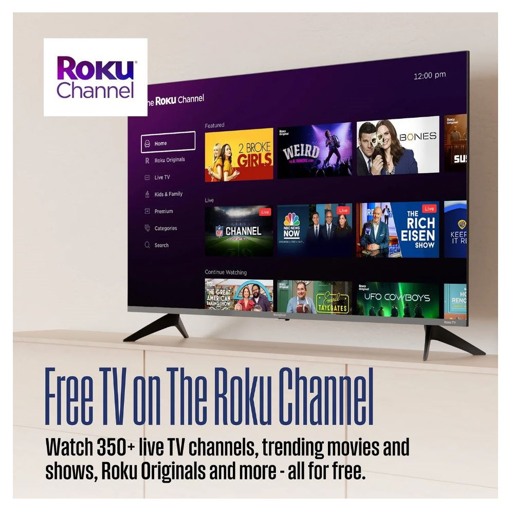 Westinghouse 32" Edgeless Roku TV 720p 60Hz WR32EX2100