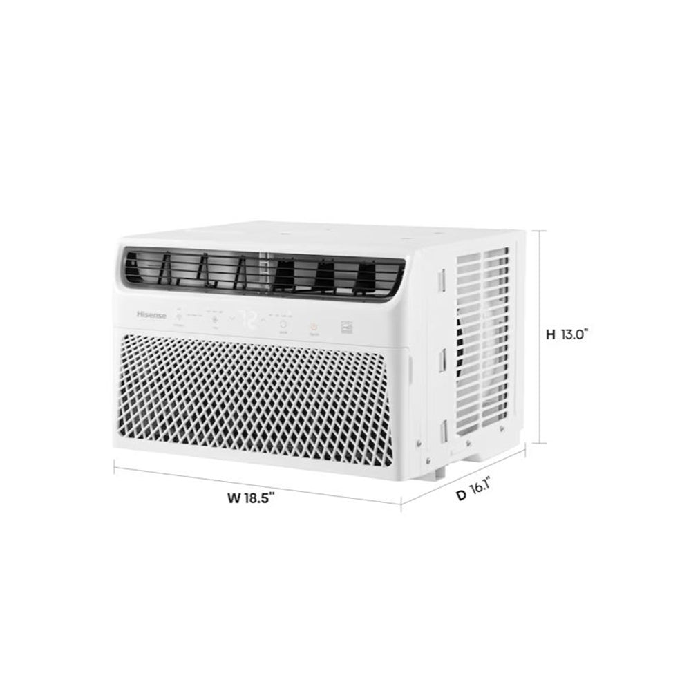 Hisense 350-sq ft Window Air Conditioner 115v 8000-BTU Wi-Fi enabled AW0822CW1W