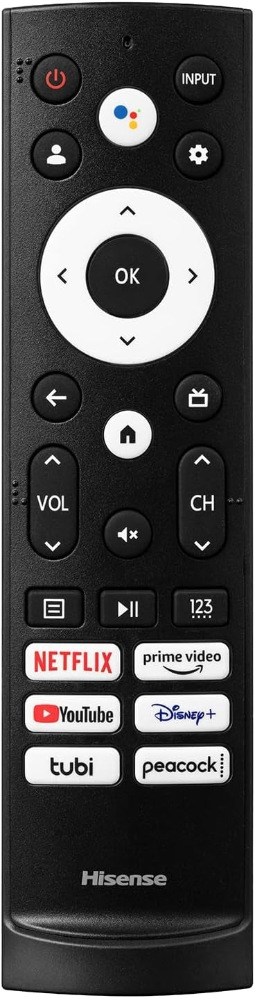 Hisense - 55" Class A6 Series LED 4K UHD HDR Smart Google TV 55A6H4