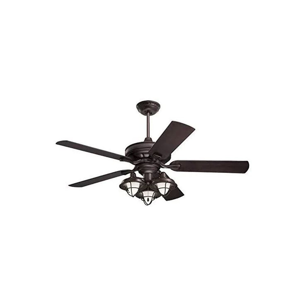 kathy ireland HOME Boardwalk Cage LED Light Kit for Ceiling Fans - LK40ORB