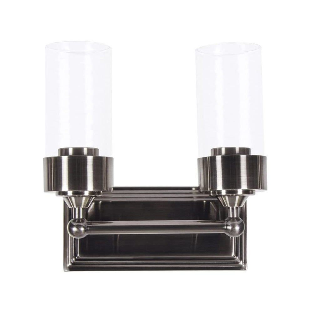 Sunset Lighting Esquire Wall Sconce, 2-Light, Antique Gunmetal - F17102-57