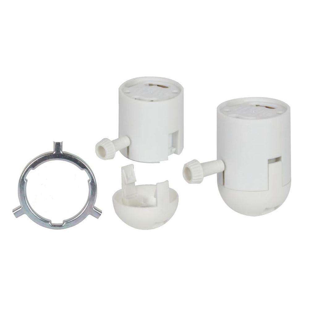 Luminance GU-24 Turn Knob Switch On-Off Lampholder D4503 10-Pack