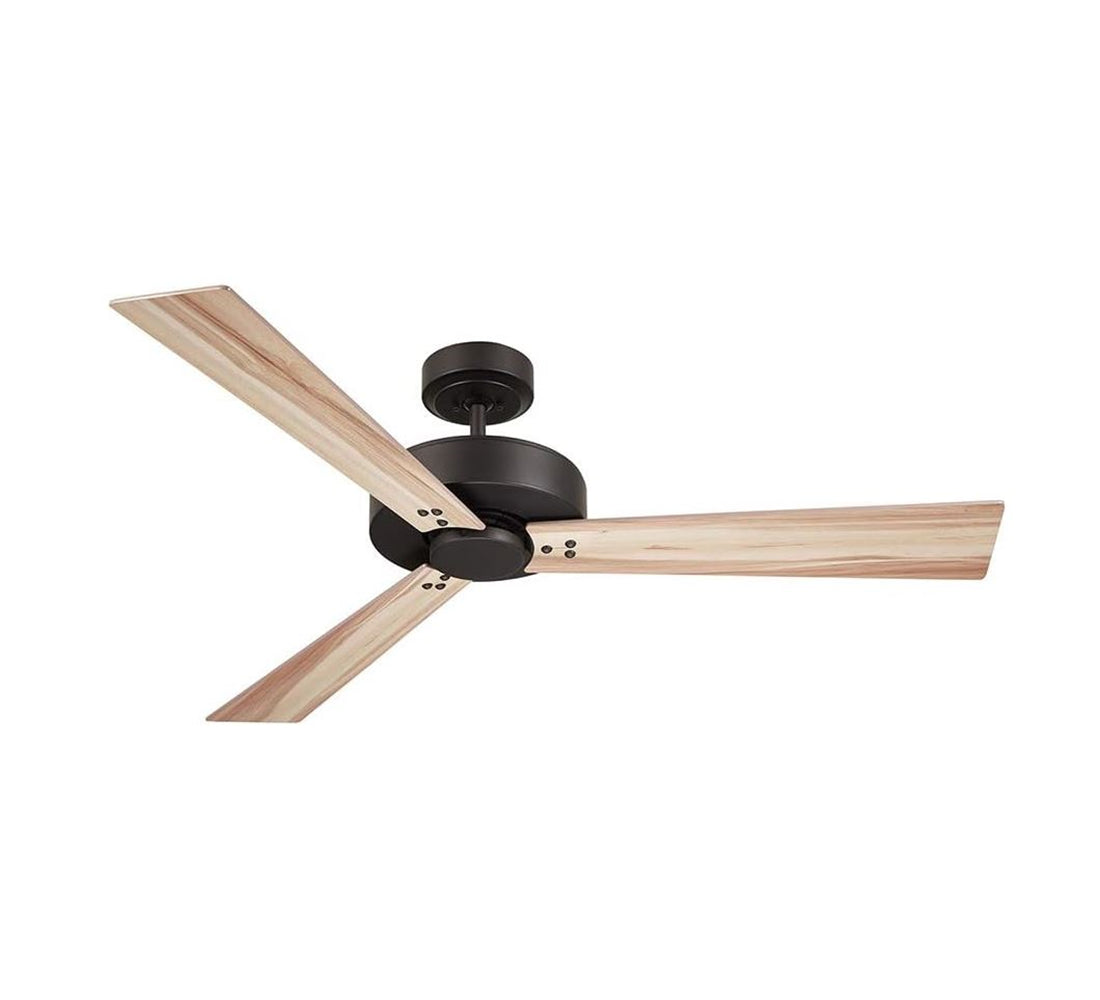 Kathy Ireland Home Keane 52" Ceiling Fan Oil-Rubbed Bronze Aged Oak / Natural Blades CF320AORB
