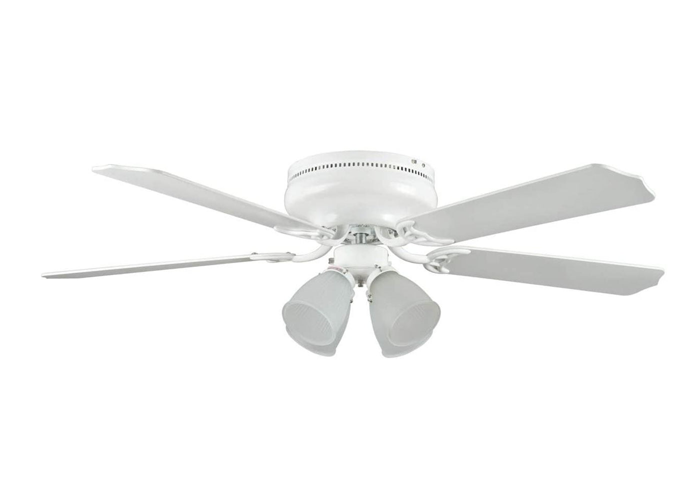 Concord Fans Montego Bay 52" Deluxe Fan 60W w/ 4-Light Kit, White Finish - 52MBD5WH