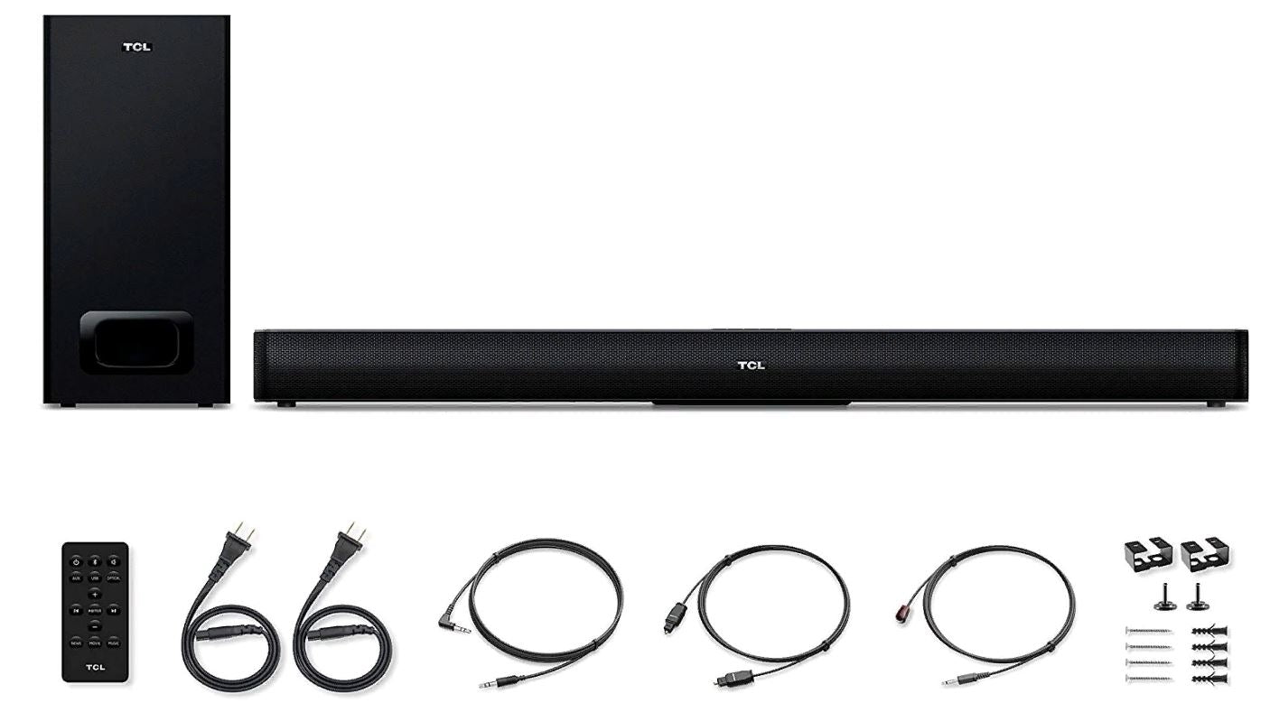 TCL Alto 5+ 2.1 Channel Home Theater Sound Bar w/ Wireless Subwoofer TS5010