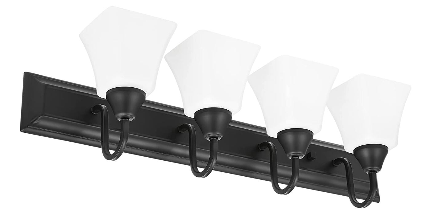 Luminance Square Lexington Vanity Light Wall Sconce Bathroom Decor 4-Light F3684-31