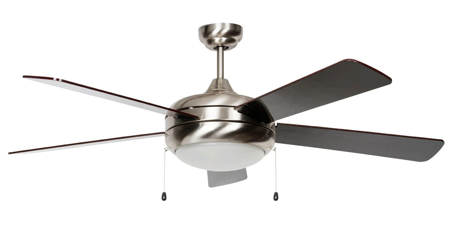 Concord Fans 52" Span Saturn Reversible Fan Blades Black Gloss / Rosewood Gloss for Ceiling Fan Model CF52370-50-LED
