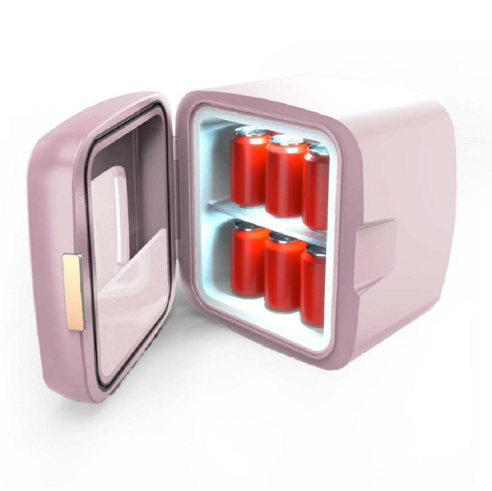Frigidaire Retro 12 Can Mini Beverage/Skincare Cooler Pink EFMIS351-PINK_Q