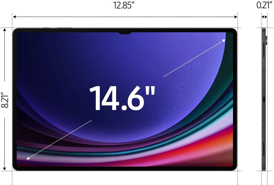 Samsung 14.6" Galaxy Tab S9 Ultra - 256GB - Wi-Fi - with S-Pen - Graphite SM-X910NZAAXAR 2023