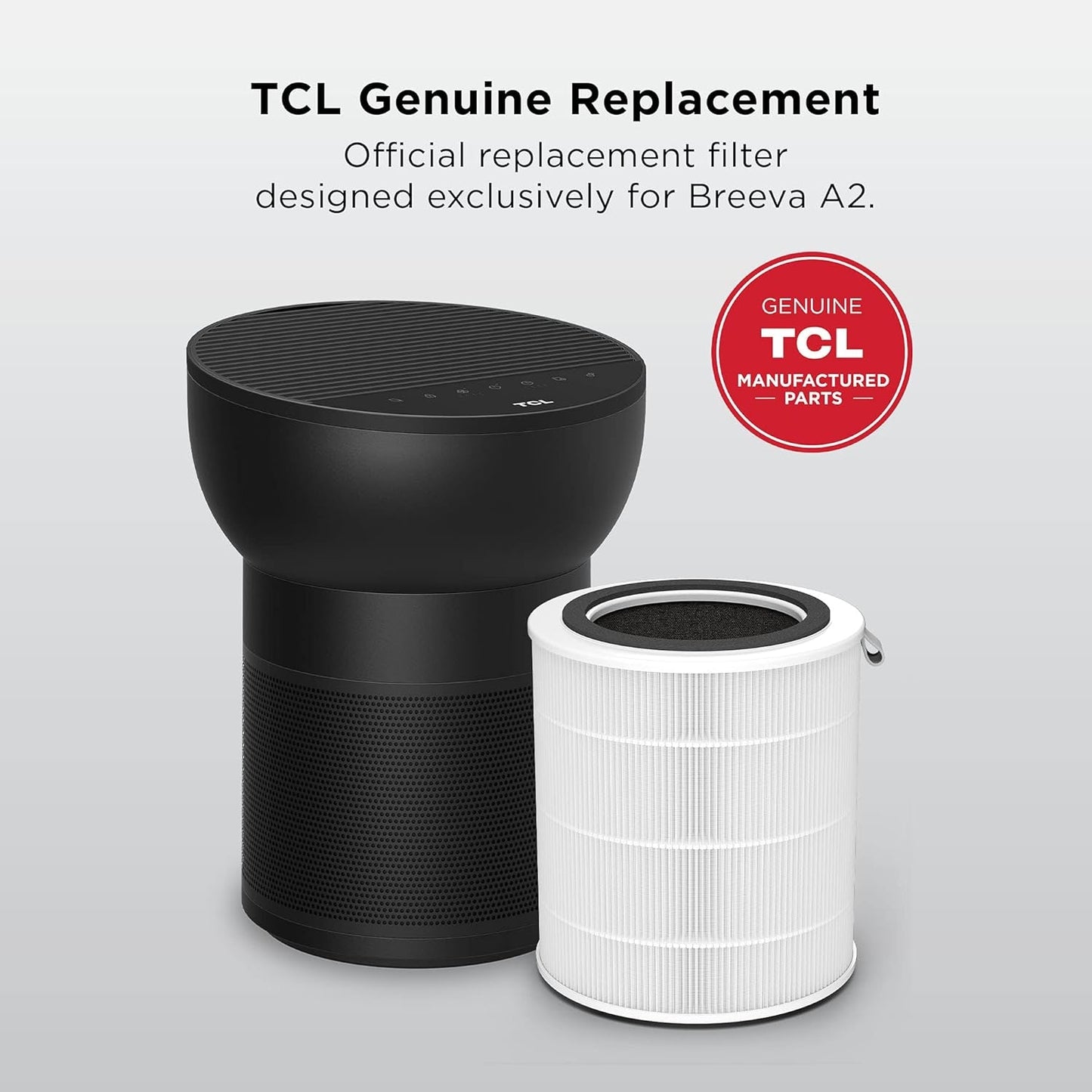 TCL Air Purifier True HEPA Replacement Filter for Breeva A2 - White AR2S