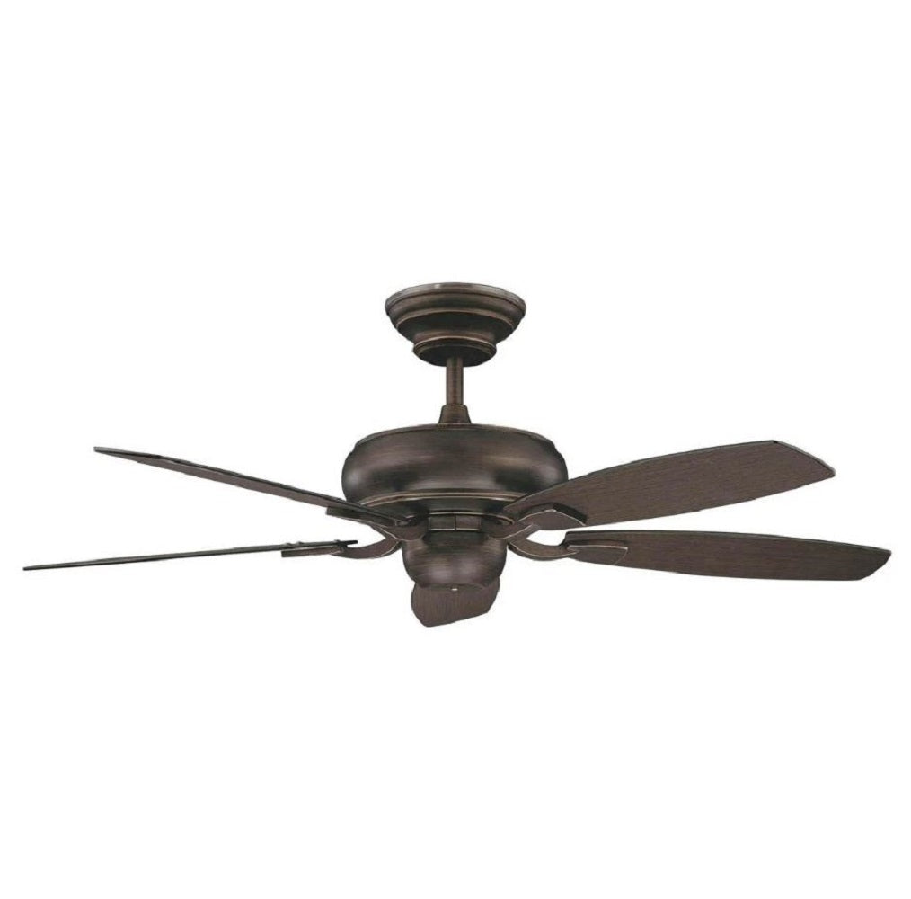 Concord Fans Contemporary 52" Roosevelt Oil Rubbed Bronze Ceiling Fan 52RS5ORB