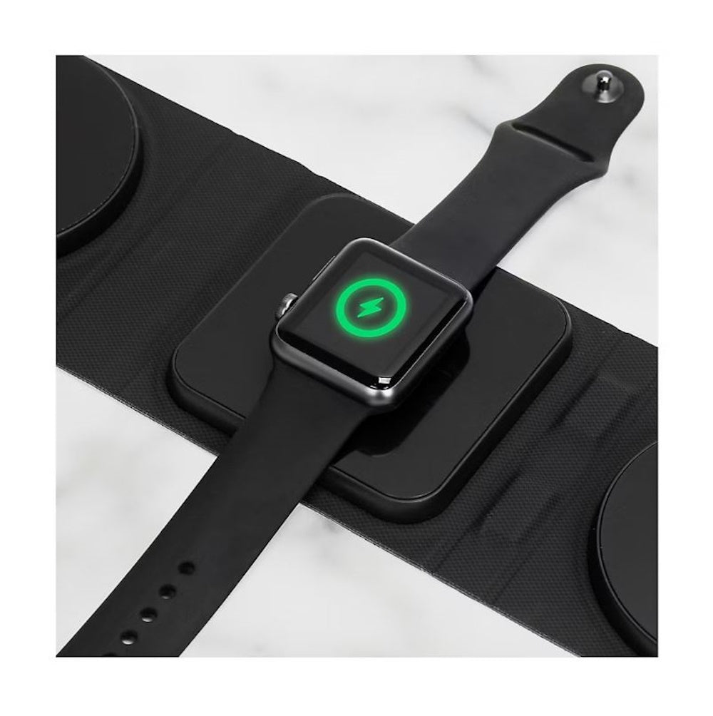 iHome 3-in-1 Foldable Wireless Charging Pad with USB-C Wall Charger and USB-C to A Cable 2IHQI2233D0L2