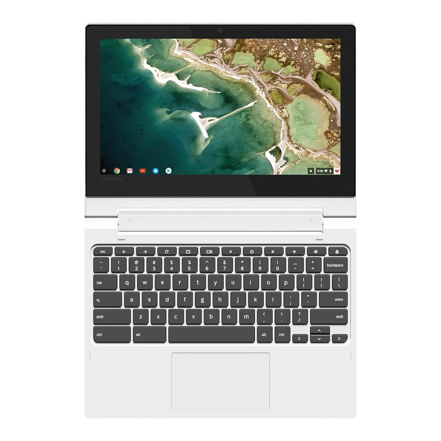 Lenovo Chromebook Flex 3 11" Laptop 11.6" HD IPS Display 4G/ 64 GB eMMC Chrome OS 82HG0006US, Blizzard White