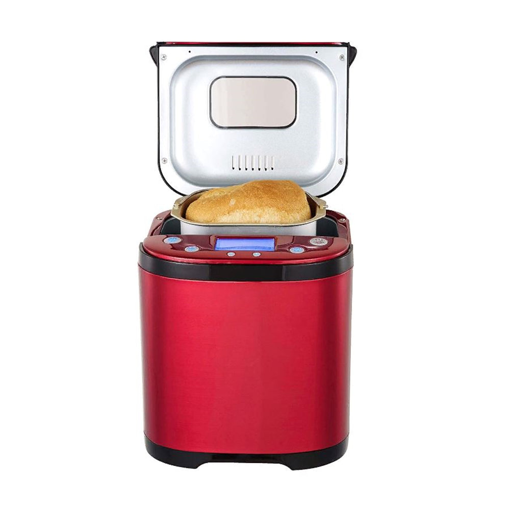 Frigidaire 15 Program Automatic Bread Maker, Stainless Red EBRM100-SSRED