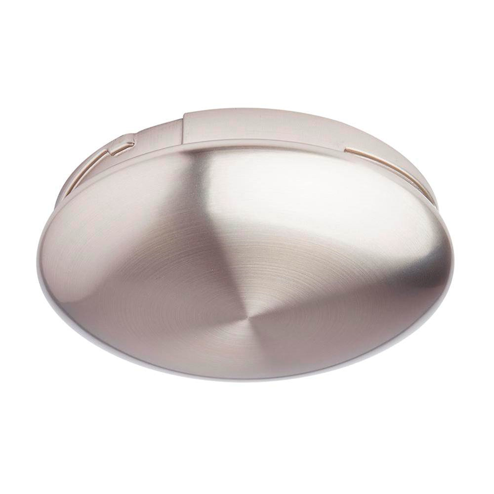 Kathy Ireland Home Lindbergh Eco No-Light Plate, Brushed Steel Finish CP315BS