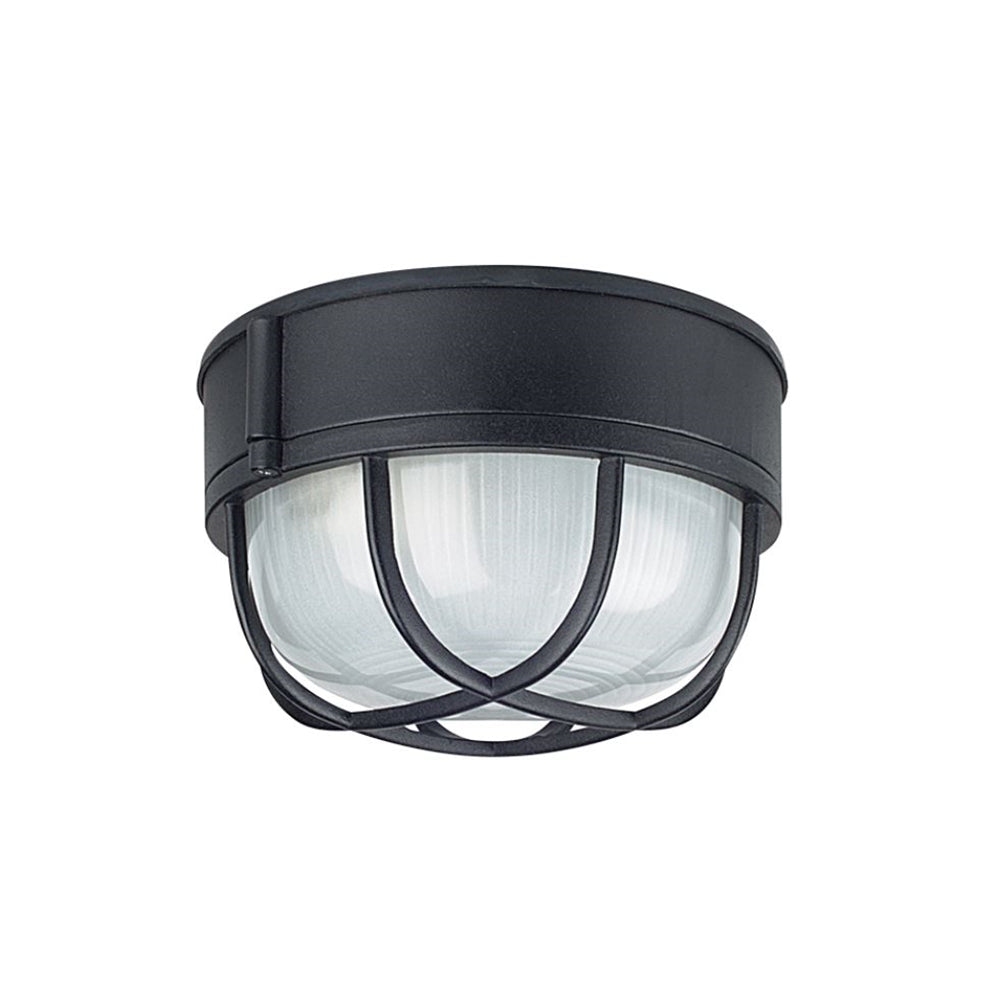 Sunset Lighting Outdoor Flush Mount Frosted Prismatic Glass, 7-7/8” F7986-31
