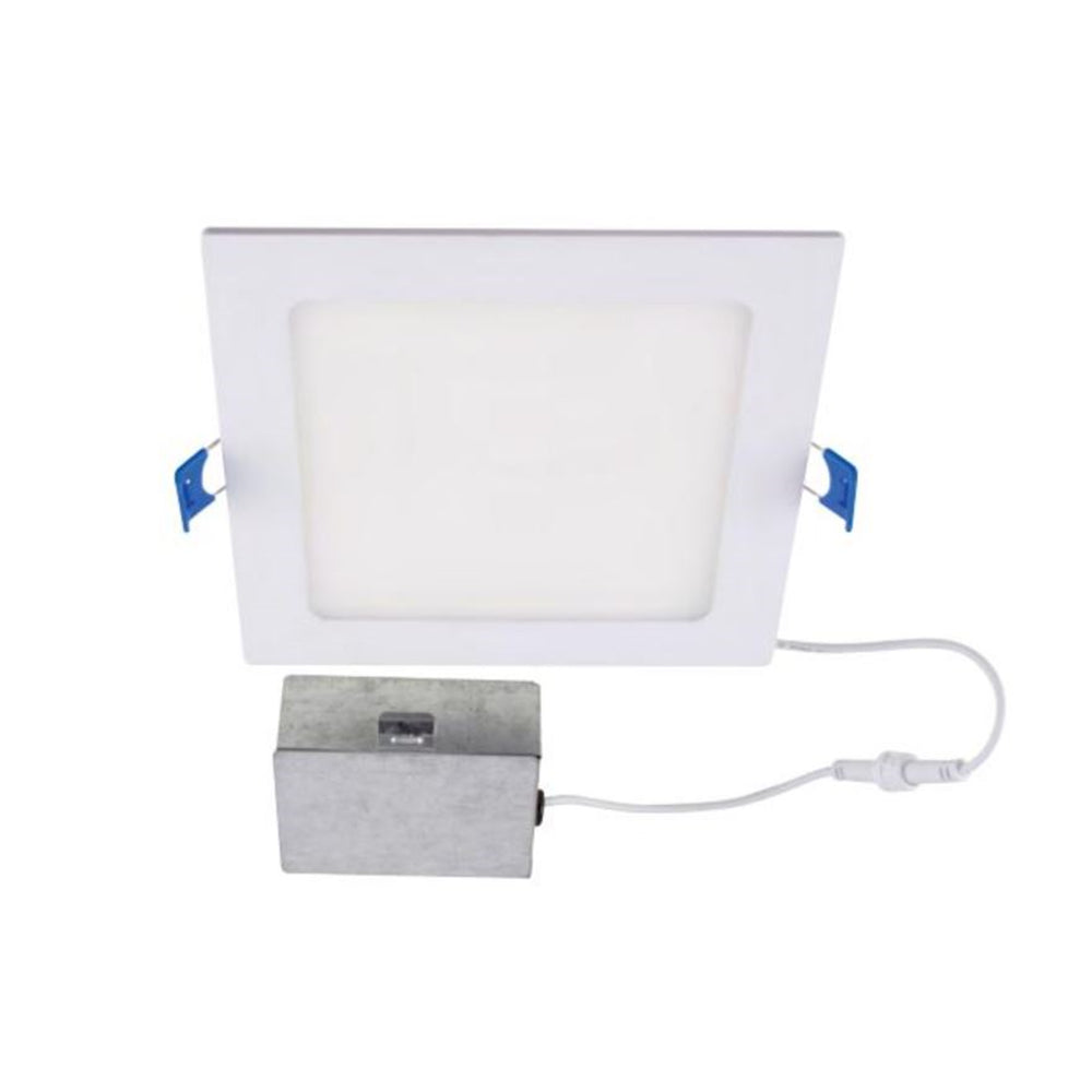 Sunset 6" Square Recessed LED Downlight Canless 1100 LM CRI90 15W 5CCT 2700K-5000K F8225-30
