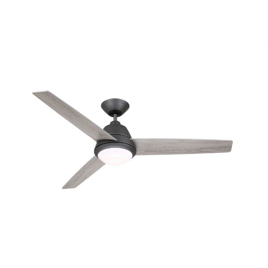 Emerson Geode 52" Graphite Ceiling Fan LED Light - Timber Gray Blades CF370GRT