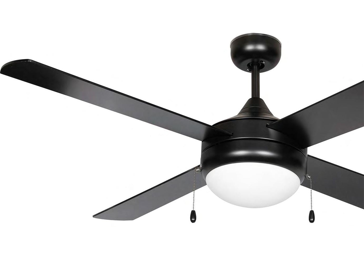 Luminance Centurion 52" 4-Blade Ceiling Fan Black CF52374-31-LED