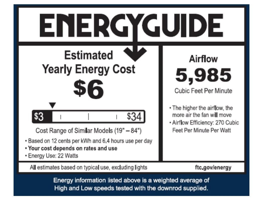 Luminance Dorian Eco 72" Ceiling Fan Light 6-Speed w/ Natural Solid Wood Blades Oil Rubbed Bronze CF515NA72ORB