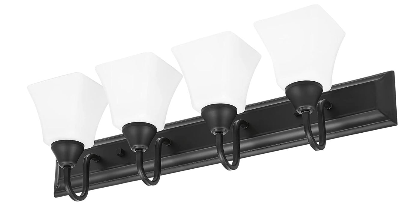 Luminance Square Lexington Vanity Light Wall Sconce Bathroom Decor 4-Light F3684-31