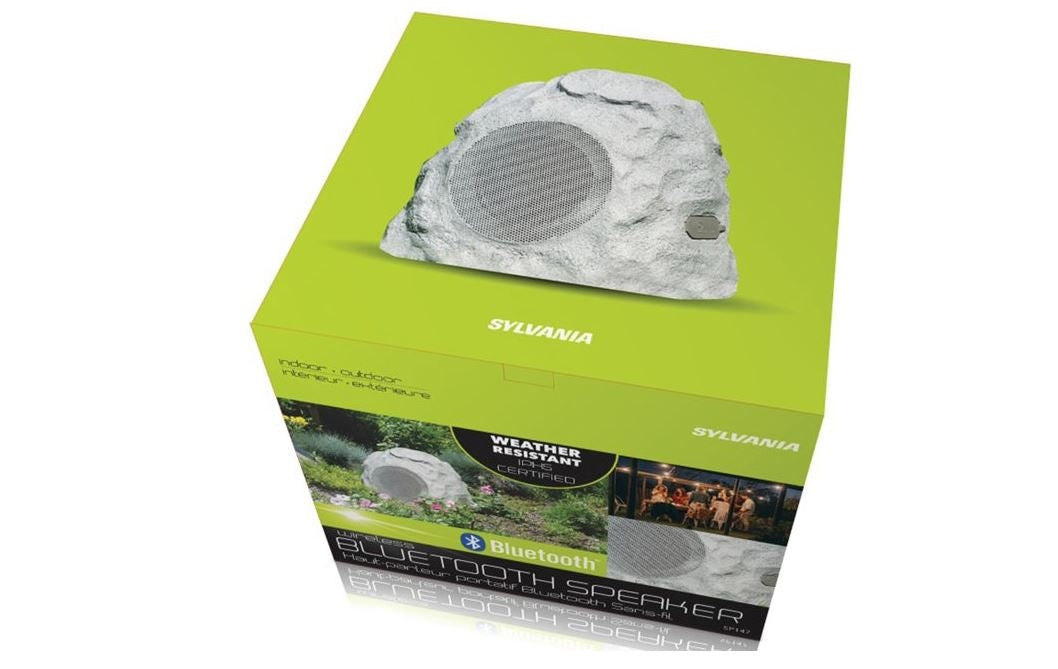 SYLVANIA 12.79" 30-Watt Bluetooth Compatibility Indoor/Outdoor Speaker SP147-B