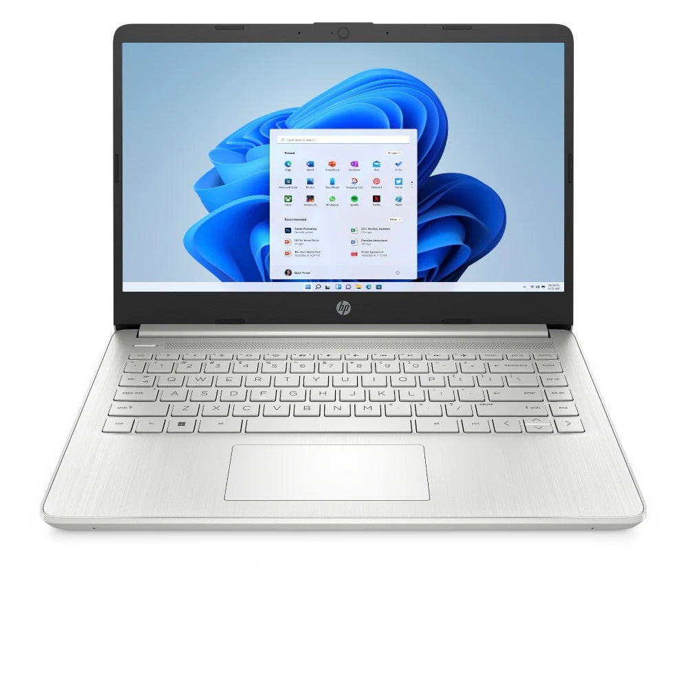 HP 14" HD 1366x768 Pentium Silver N6000 Laptop 4GB 64GB Emmc Win11S mode AJ1U8UA